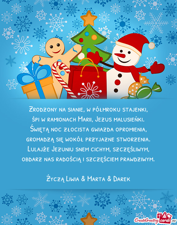 🎄Życzą Liwia & Marta & Darek🎄