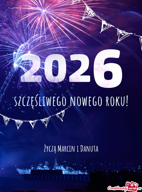 Życzą Marcin i Danuta