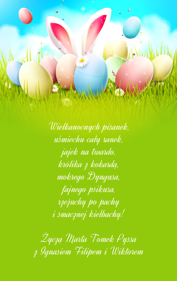 Życzą Marta Tomek Pyssa