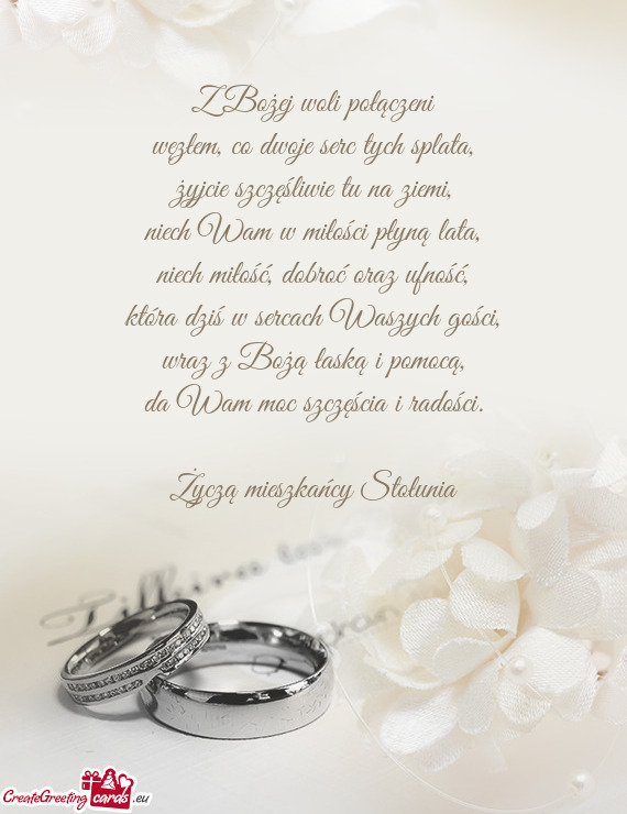 Życzą mieszkańcy Stołunia