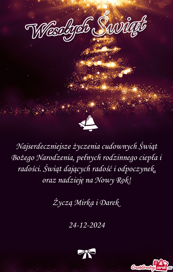 Życzą Mirka i Darek