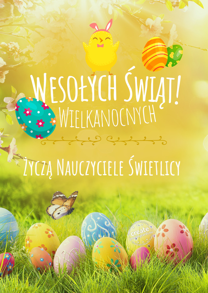 Życzą Nauczyciele Świetlicy