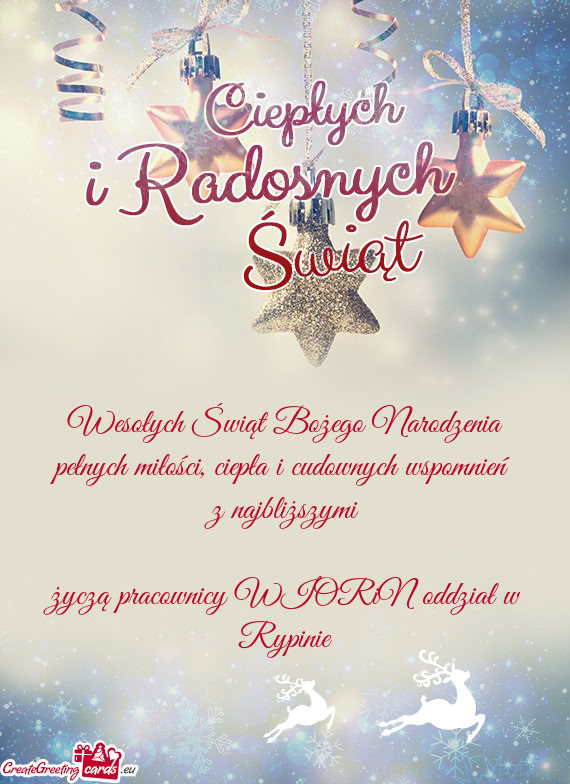 Życzą pracownicy WIORiN oddział w Rypinie