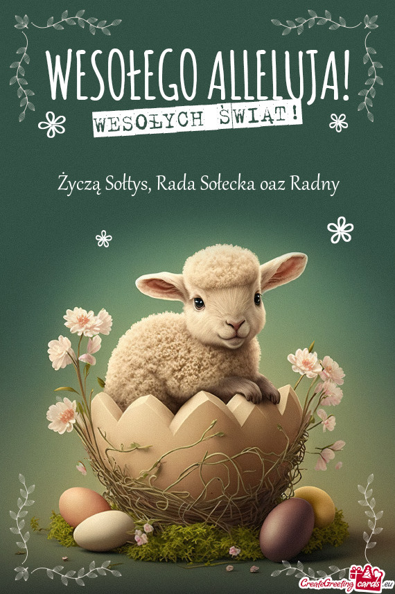 Życzą Sołtys, Rada Sołecka oaz Radny