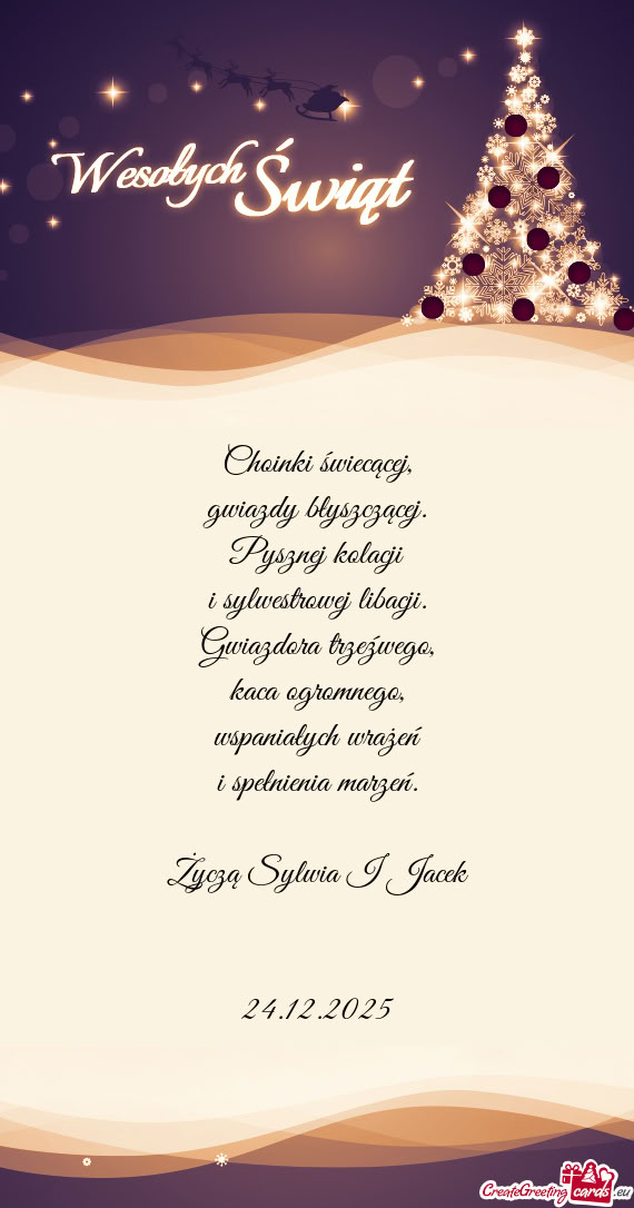 Życzą Sylwia I Jacek
