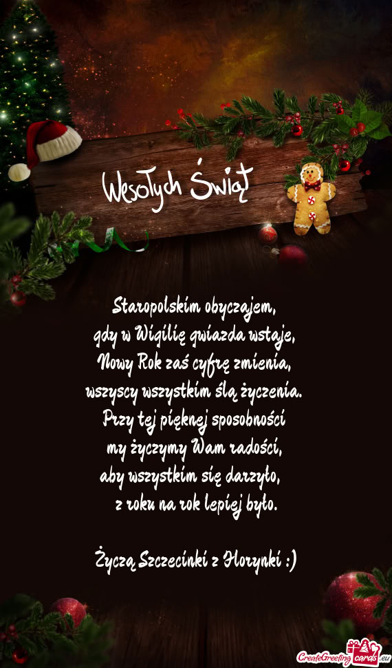 Życzą Szczecinki z Florynki :)