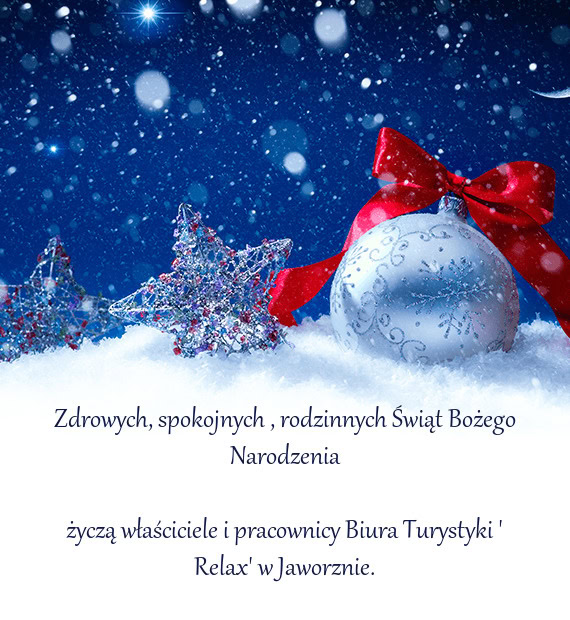 Życzą właściciele i pracownicy Biura Turystyki 