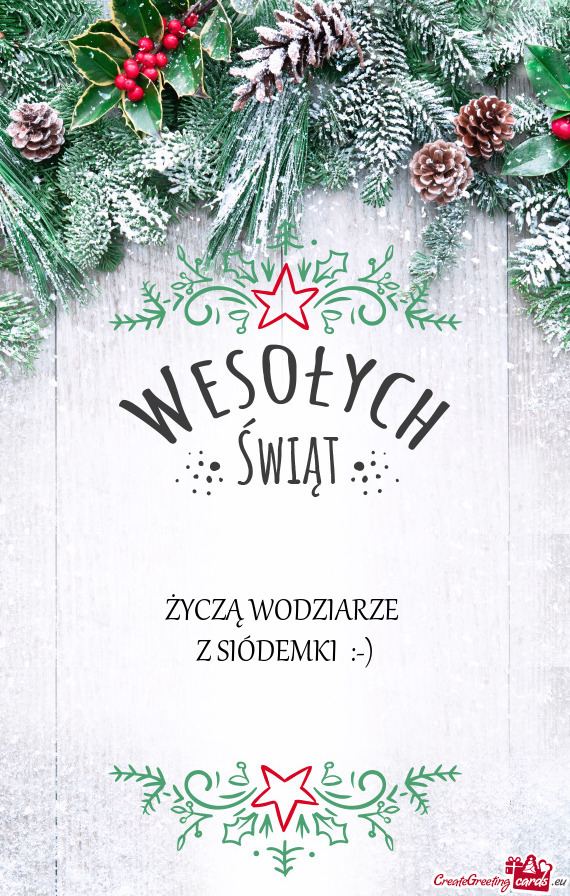 ŻYCZĄ WODZIARZE