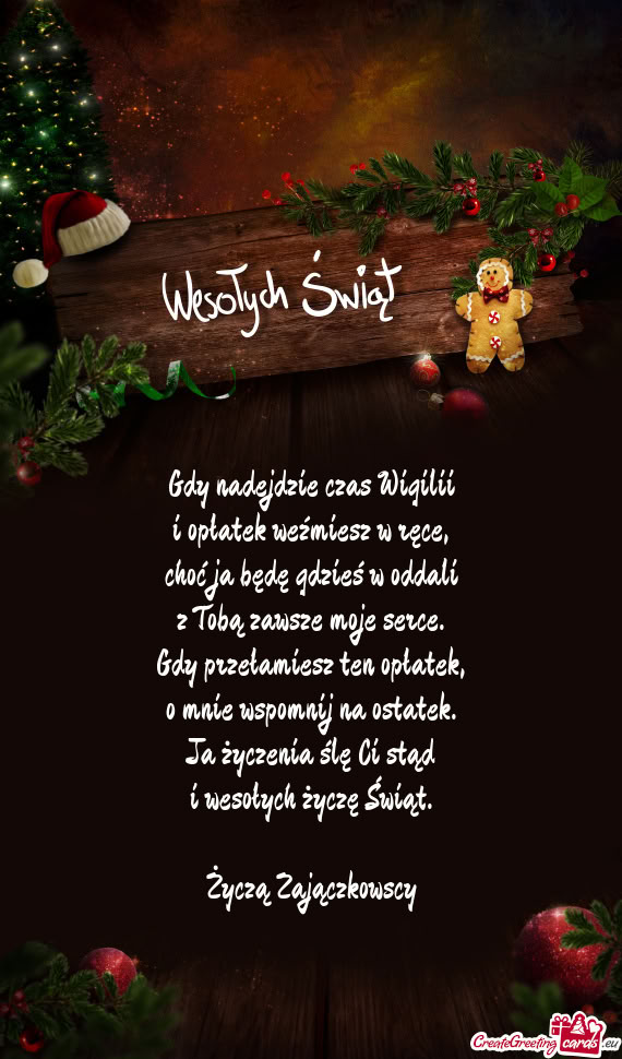 Życzą Zajączkowscy