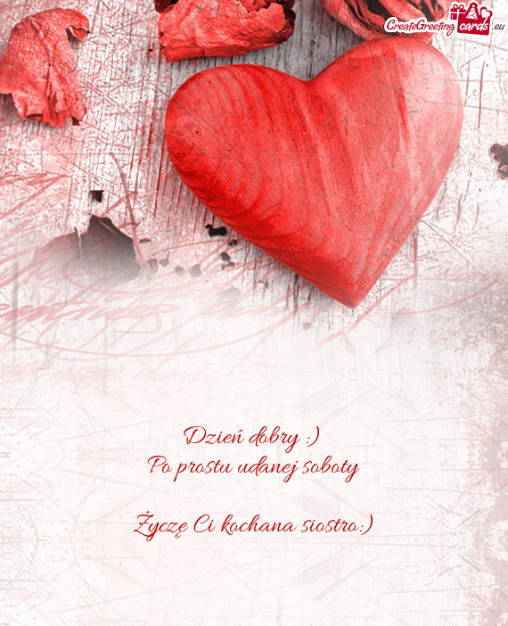Życzę Ci kochana siostro:)