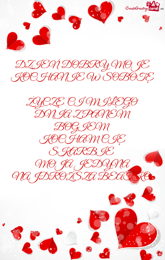 ŻYCZĘ CI MIŁEGO DNIA Z PANEM BOGIEM