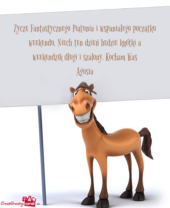 Życzę Fantastycznego Piątunia i wspaniałego początku weekendu. Niech ten dzień będzie krótki