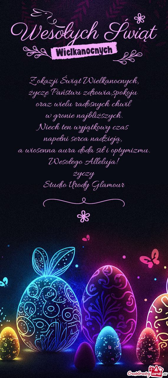 Życzę Państwu zdrowia,spokoju