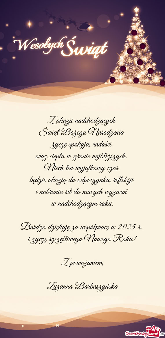 Życzę spokoju, radości