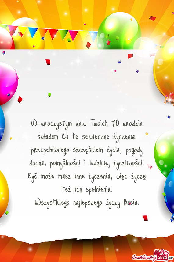 Życzę też ich spełnienia