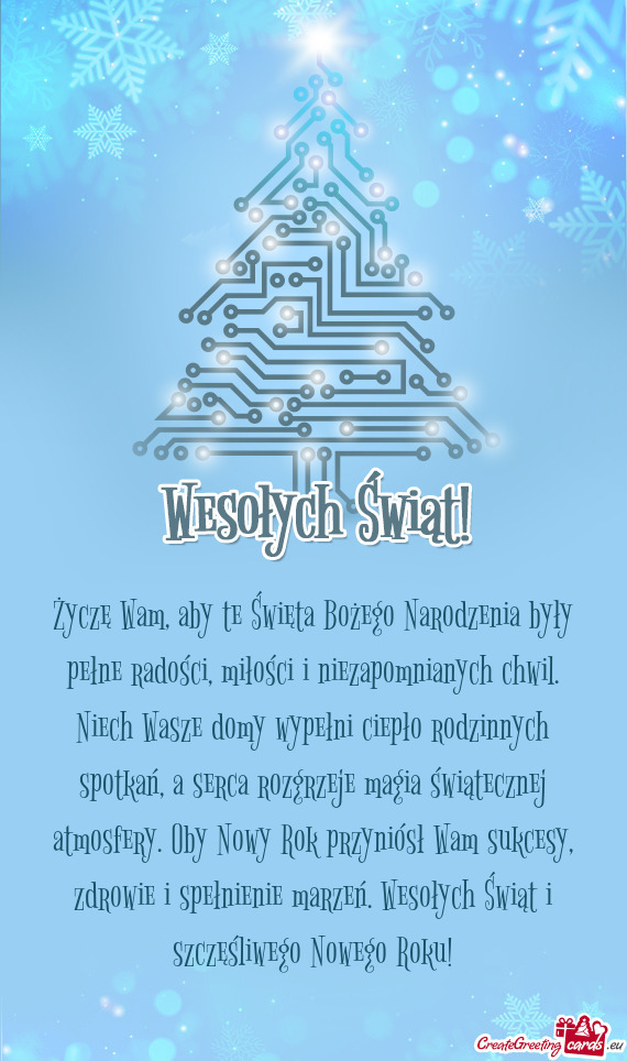 Życzę Wam, aby te Święta Bożego Narodzenia były pełne radości, miłości i niezapomnianych c