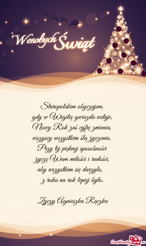 Życzę Wam miłości i radości