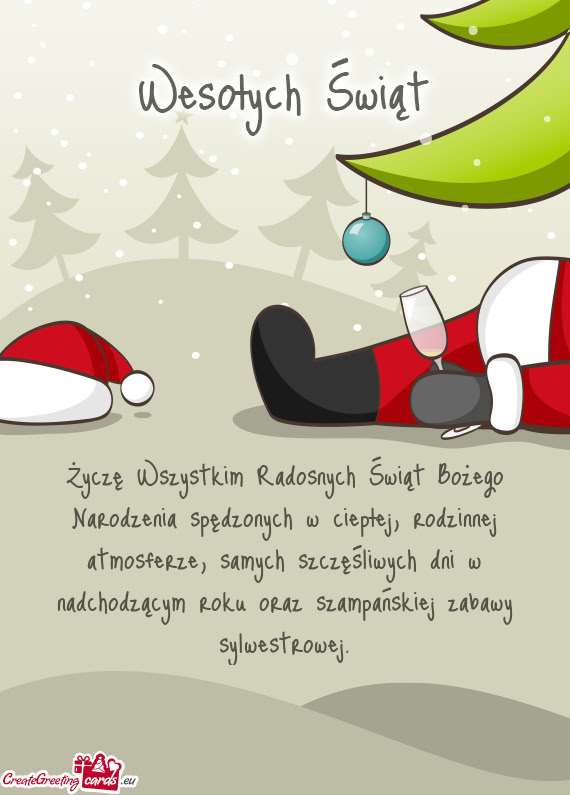 Życzę Wszystkim Radosnych Świąt Bożego Narodzenia spędzonych w ciepłej, rodzinnej atmosferze