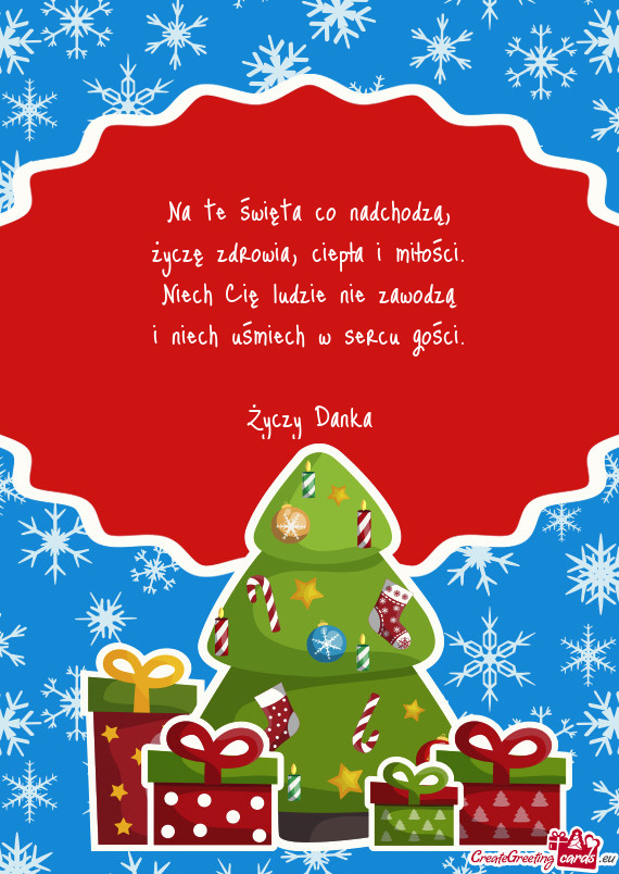 Życzę zdrowia, ciepła i miłości