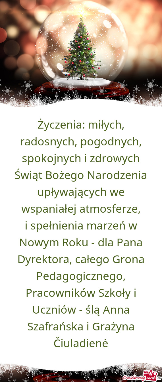 Życzenia: miłych, radosnych, pogodnych