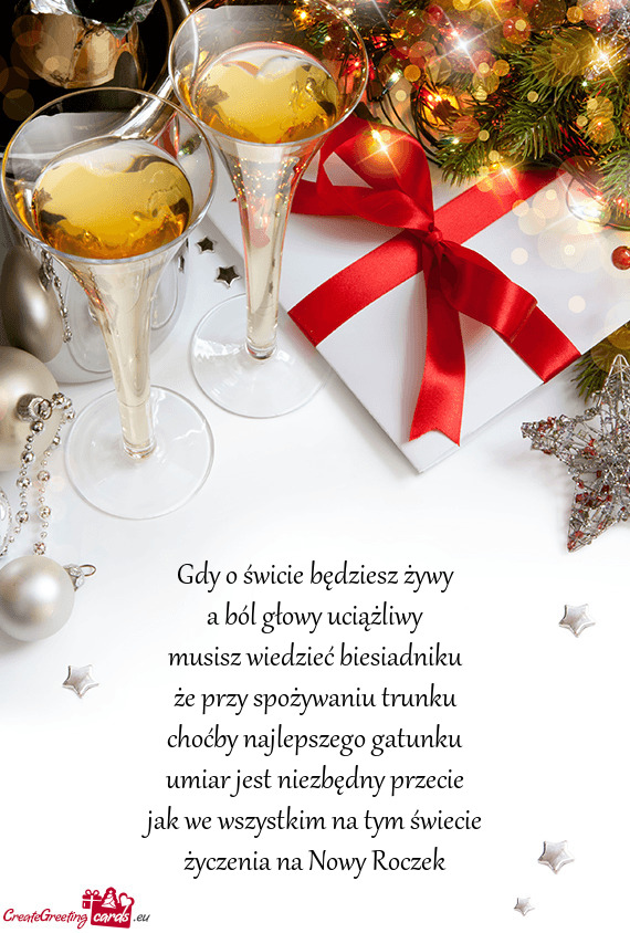 Życzenia na Nowy Roczek