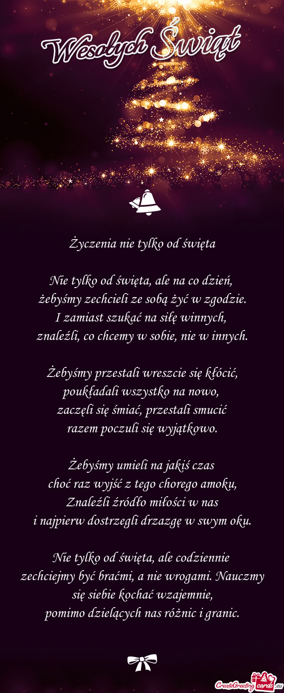 Życzenia nie tylko od święta