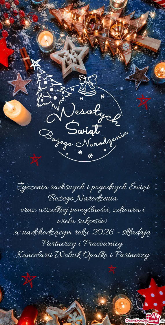 Życzenia radosnych i pogodnych Świąt Bożego Narodzenia