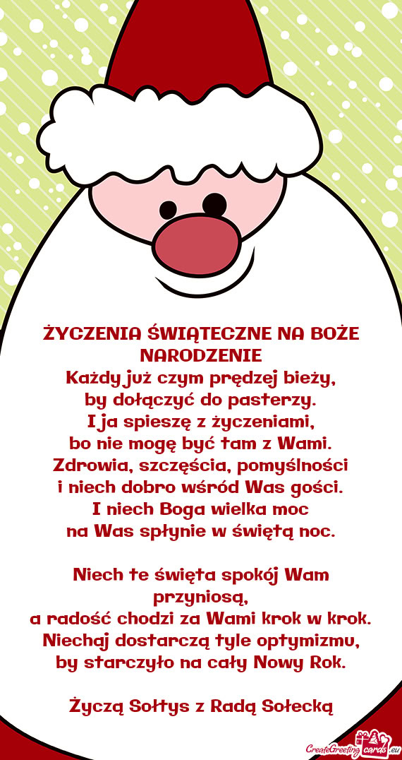 ŻYCZENIA ŚWIĄTECZNE NA BOŻE NARODZENIE
