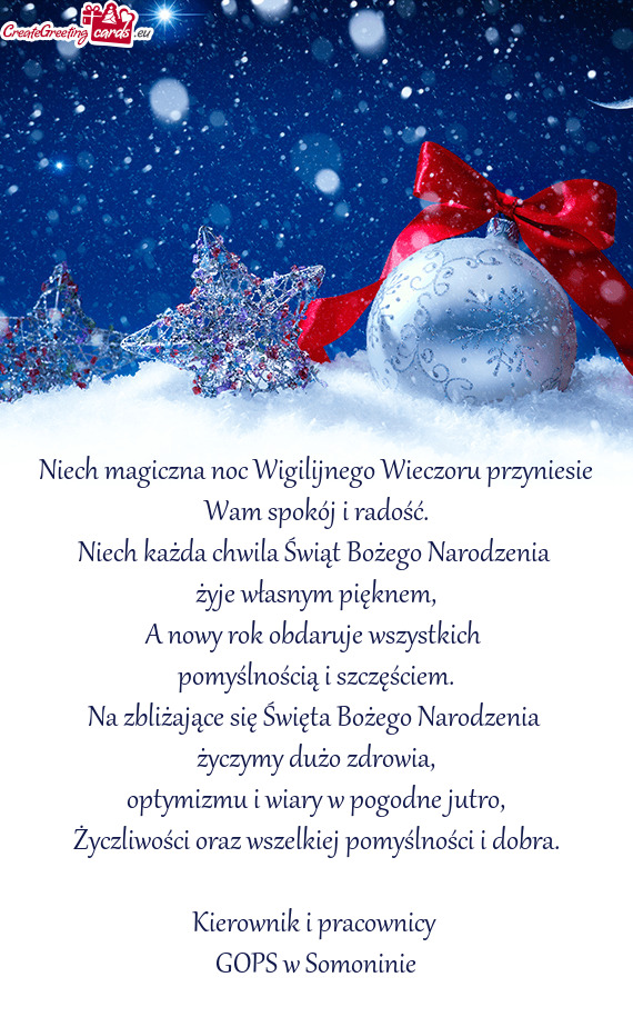 Życzliwości oraz wszelkiej pomyślności i dobra