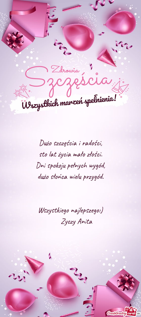 )  Zyczy Anita