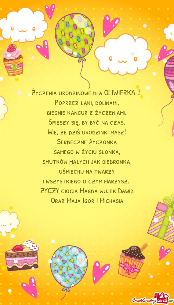 ZYCZY ciocia Magda wujek Dawid