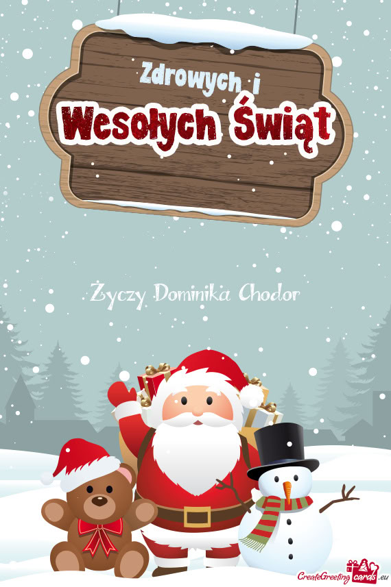 Życzy Dominika Chodor