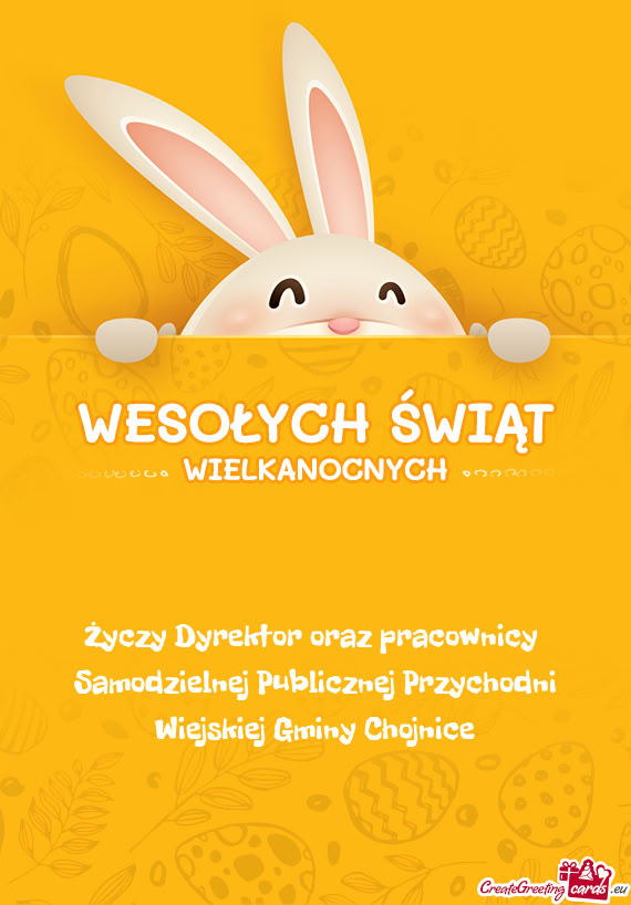 Życzy Dyrektor oraz pracownicy   Samodzielnej Publicznej Przychodni Wiejskiej