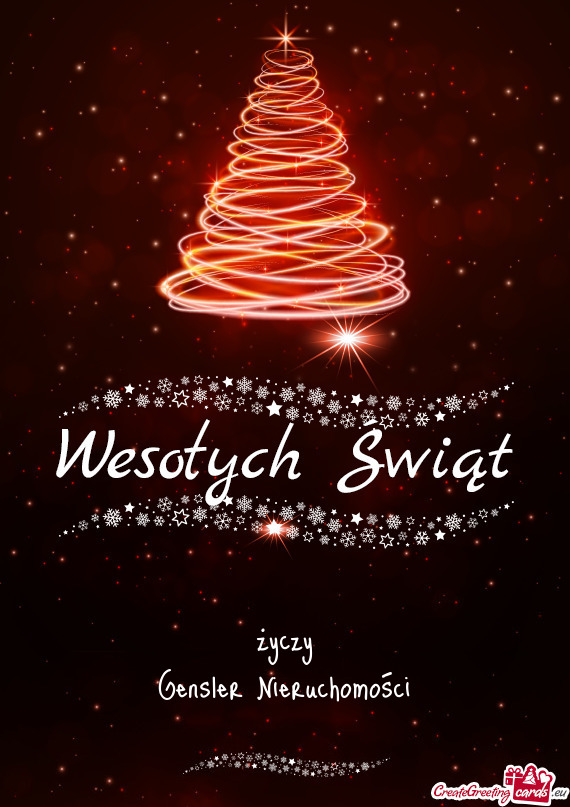 życzy  Gensler Nieruchomości