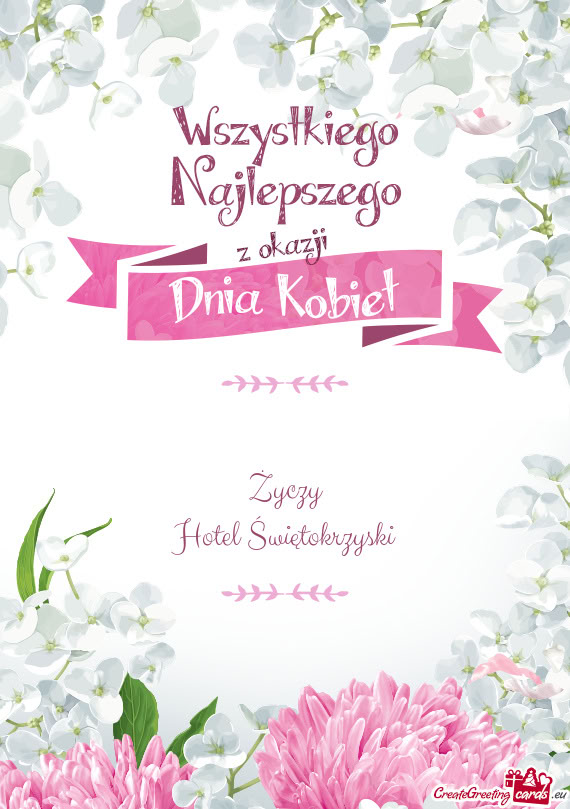 Życzy Hotel Świętokrzyski