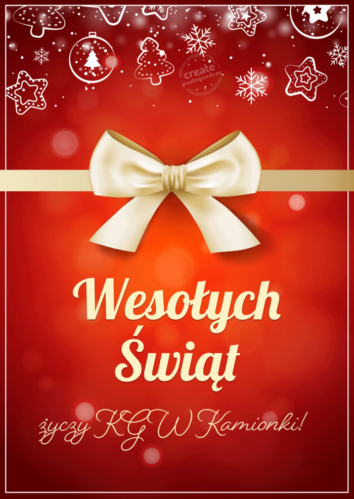 życzy KGW Kamionki!