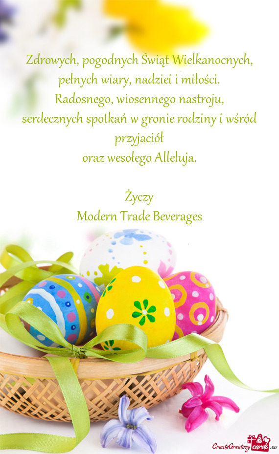 Życzy Modern Trade Beverages