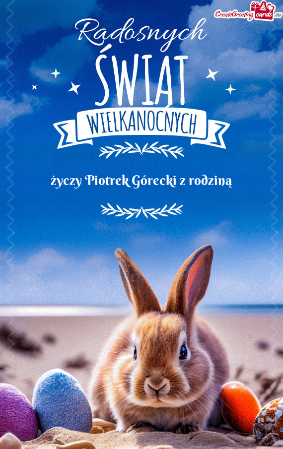 życzy Piotrek Górecki z rodziną