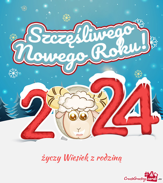 życzy Wiesiek z rodziną