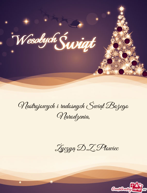 Życzyą D.Z. Plowiec