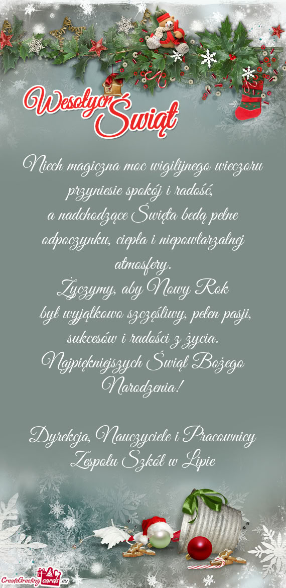 Życzymy, aby Nowy Rok
