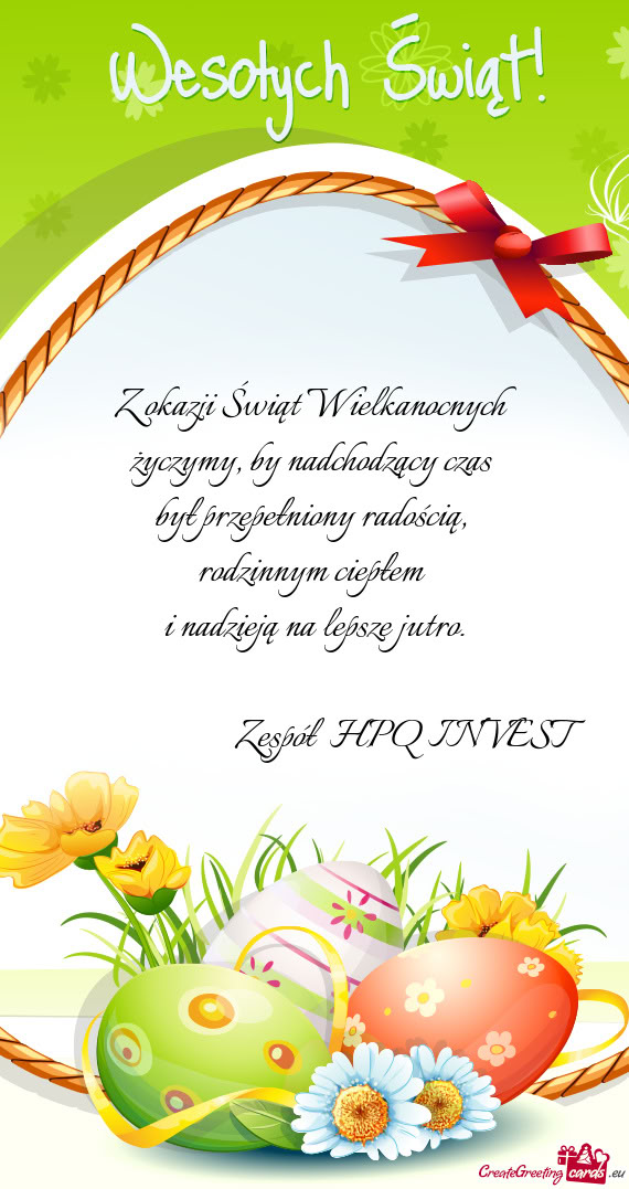 Życzymy, by nadchodzący czas