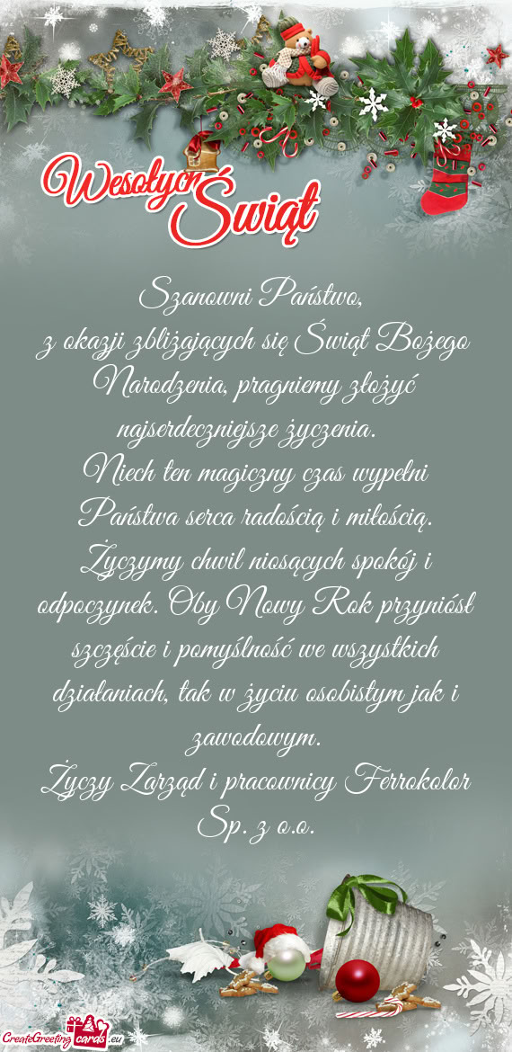 Życzymy chwil niosących spokój i odpoczynek