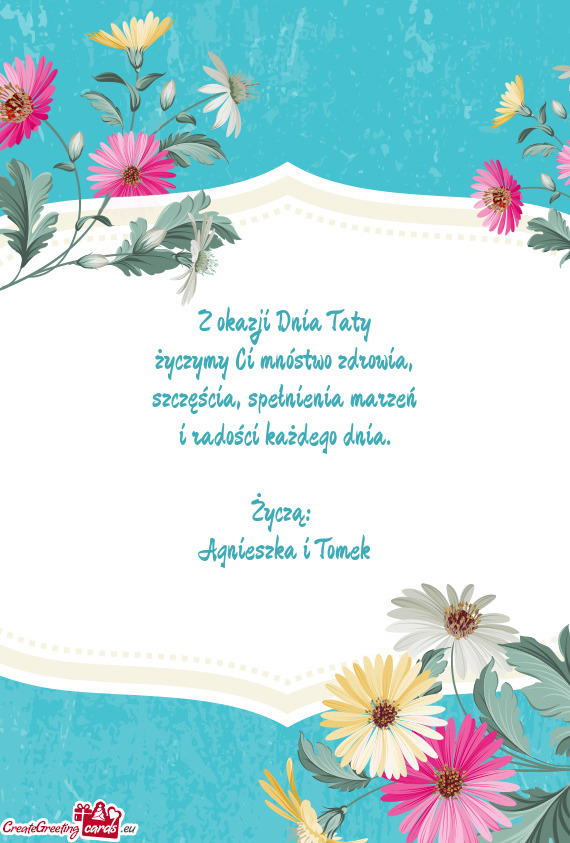 Życzymy Ci mnóstwo zdrowia