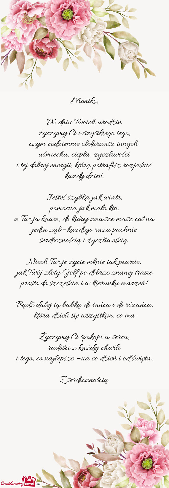 Życzymy Ci wszystkiego tego