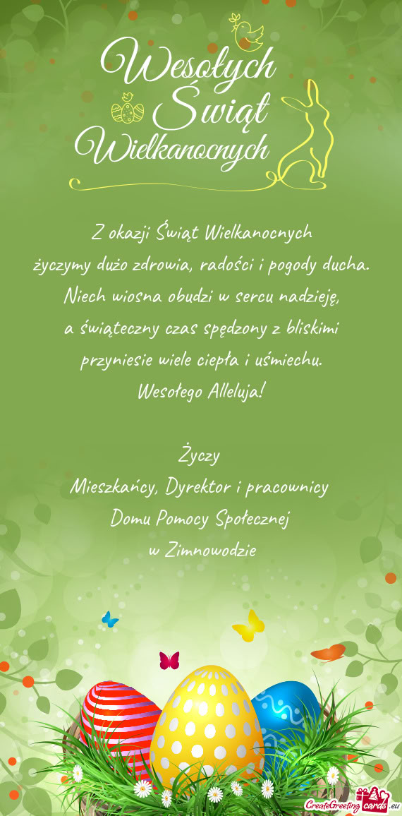 Życzymy dużo zdrowia, radości i pogody ducha