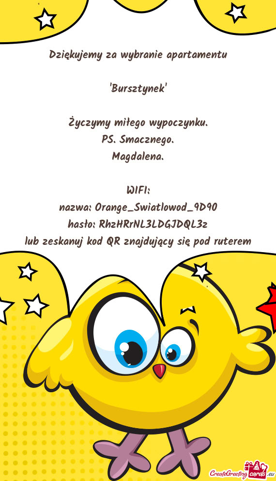 Życzymy miłego wypoczynku
