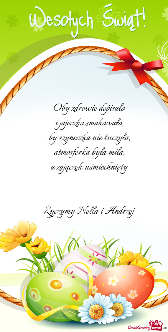 Życzymy Nella i Andrzej