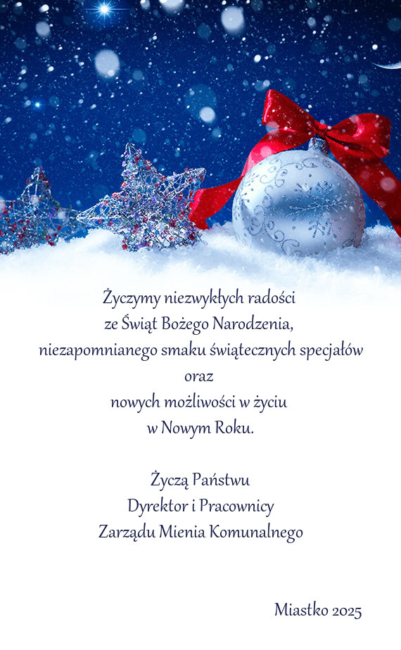 Życzymy niezwykłych radości