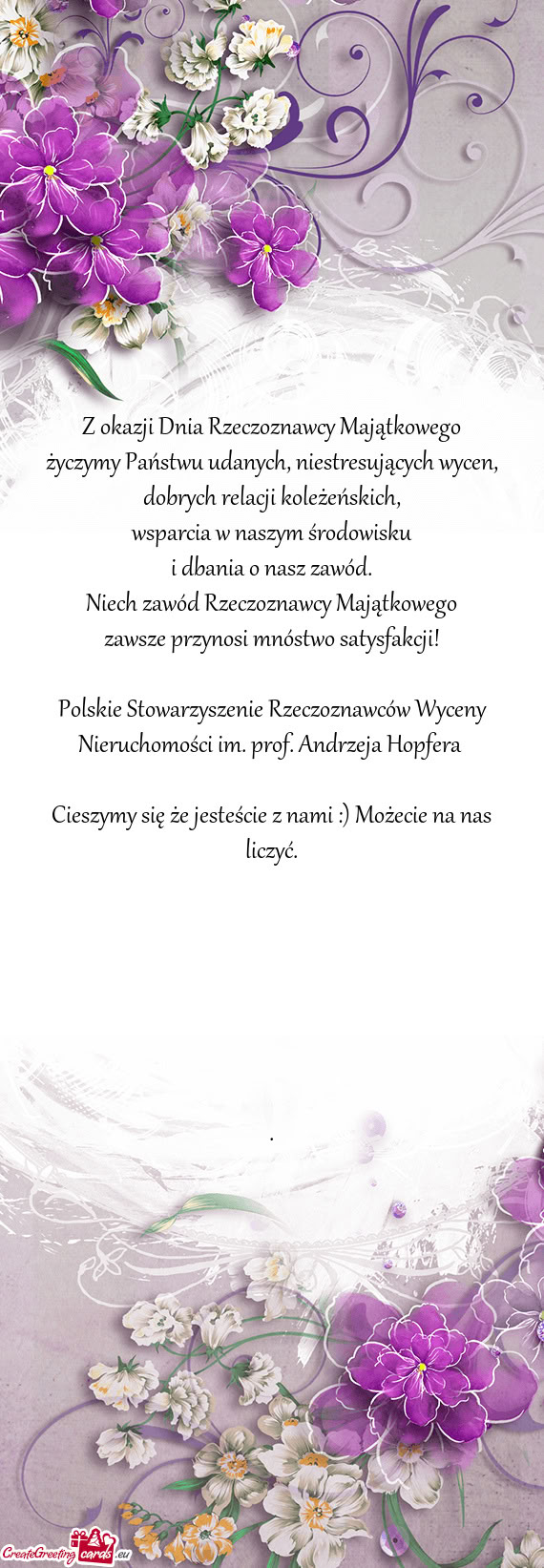 Życzymy Państwu udanych, niestresujących wycen
